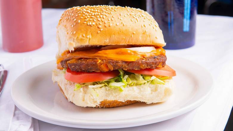 Vegan and Sara  Burger