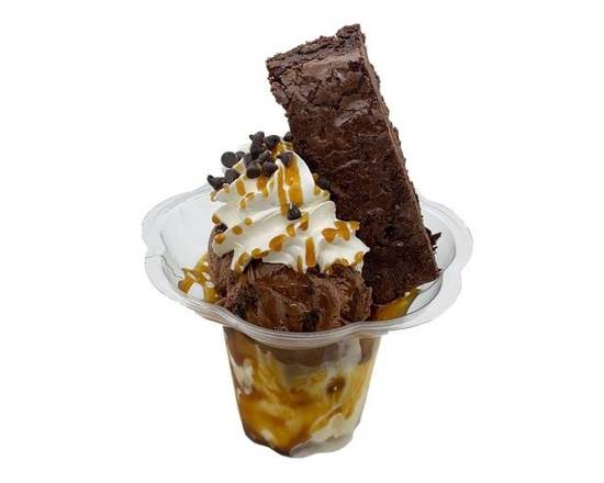 Caramel Brownie Sundae