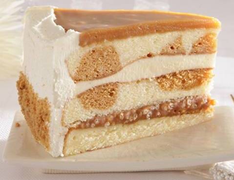 Salted Caramel Vanilla Crunch Cake