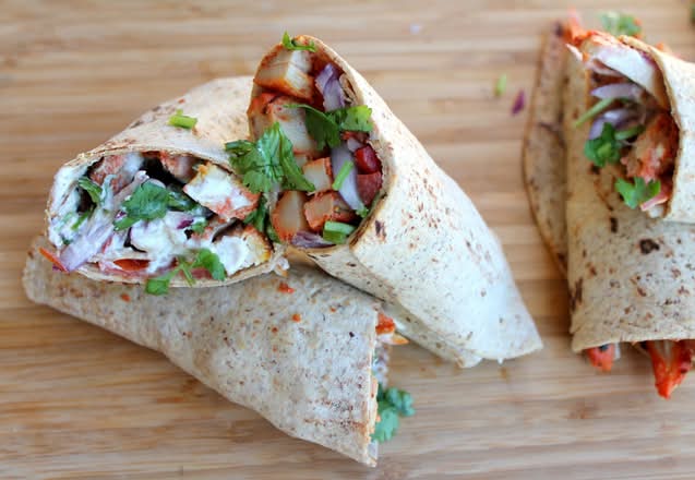 Chicken  Tikka wrap