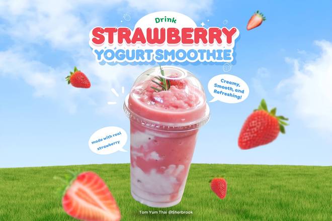 STRAWBERRY YOGURT SMOOTHIES