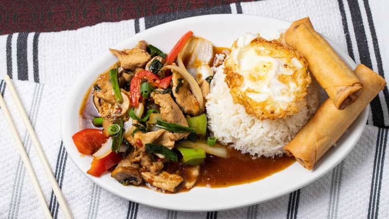 Special Combo Ka Pow and Fried Egg