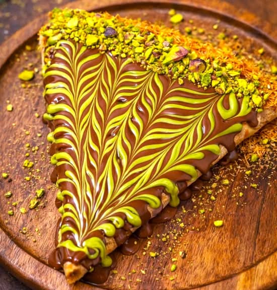 Dubai Chocolate Crepe.