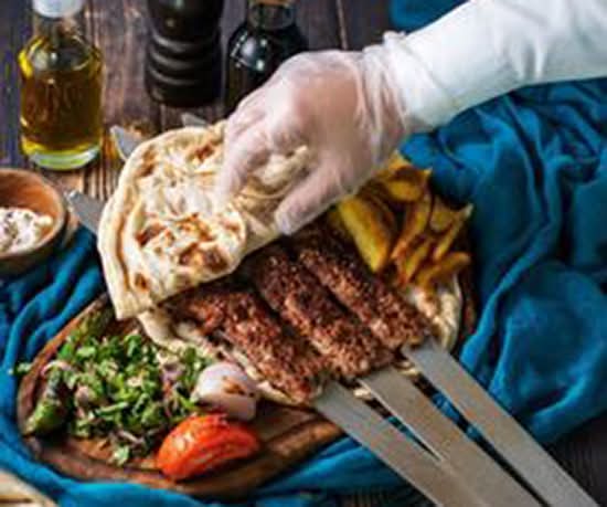 Beef Kabab Wrap.