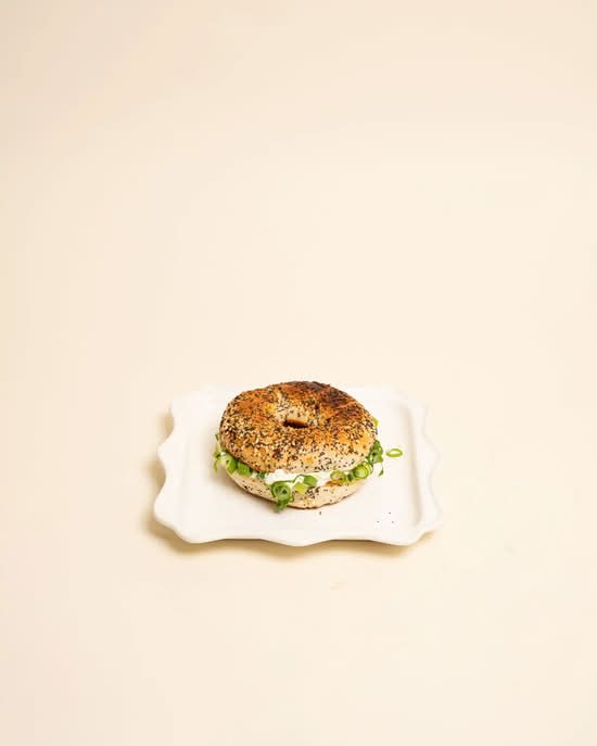 Green Onion Bagel