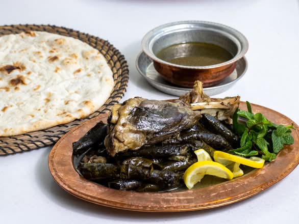 Grape Leaves Lamb Shank