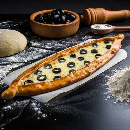 Olives + Cheese Pide
