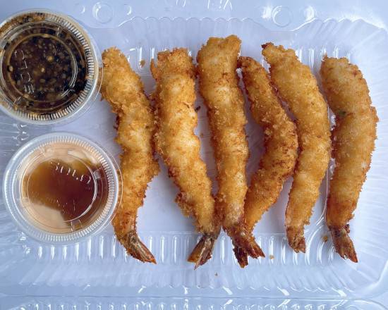 45. Crevettes Tempura (6 mcx) / Tempura Shrimps (6 pcs)
