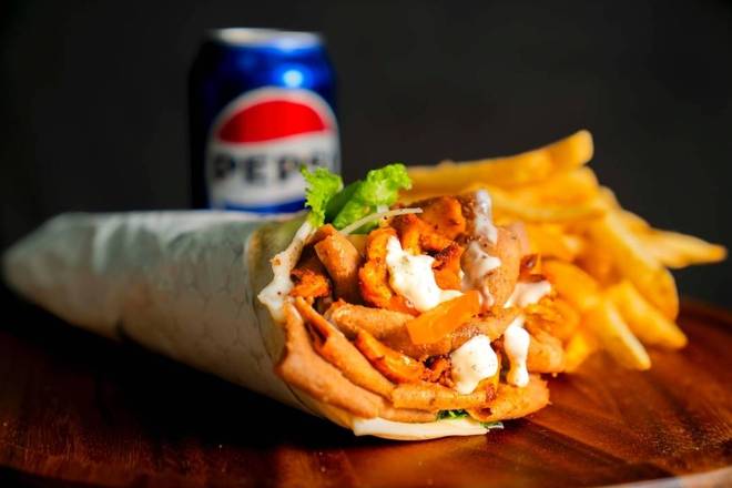 12" Large Mix Donair Combo