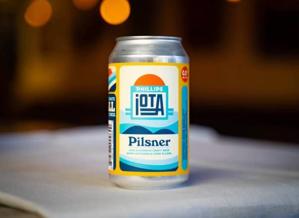 Phillips IOTA Pilsner, 355ml Canned Beer (0.5%25 ABV)