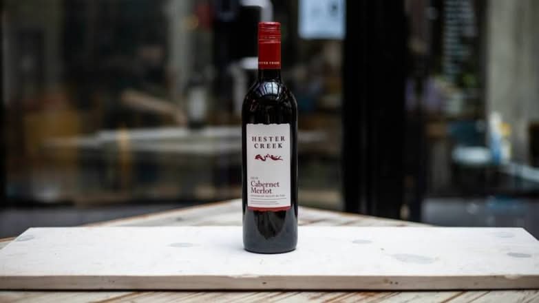 Hester Creek Cabernet Merlot, 750 ml Bottle Red Wine (13.8%25)