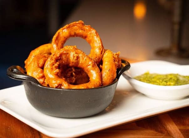 Onion Rings & Chimichurri Sauce
