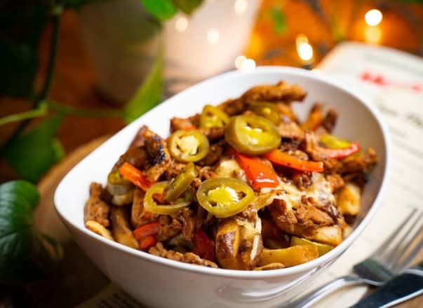 Philly Cheezsteak Poutine ◊