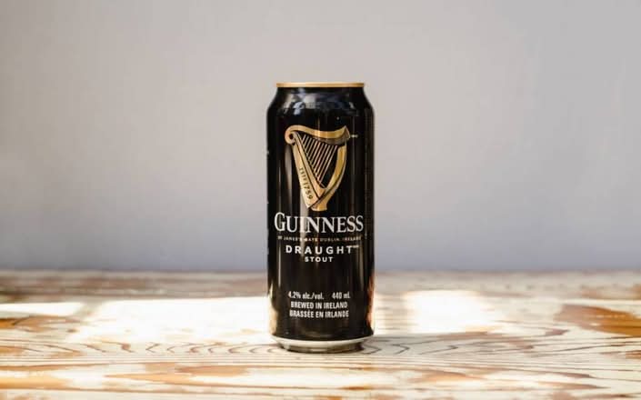 Guinness Irish Stout, 440 ml Canned Beer (4.2%25 ABV)