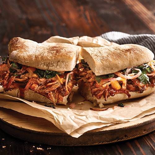 Smoky BBQ Chicken Torta