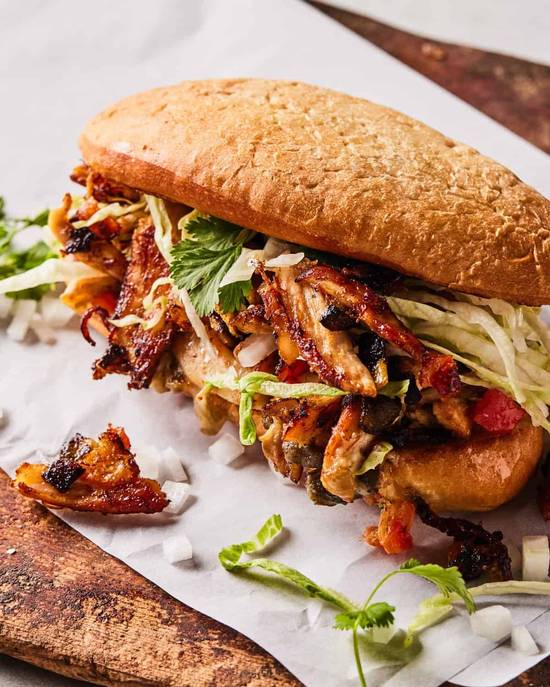 Al pastor chicken Torta