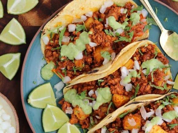 3 Tacos al Pastor-Pork