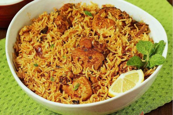 Chicken biryani Plate