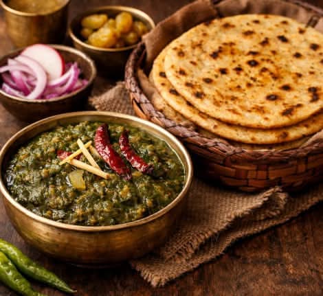 Saag Makki Di Roti