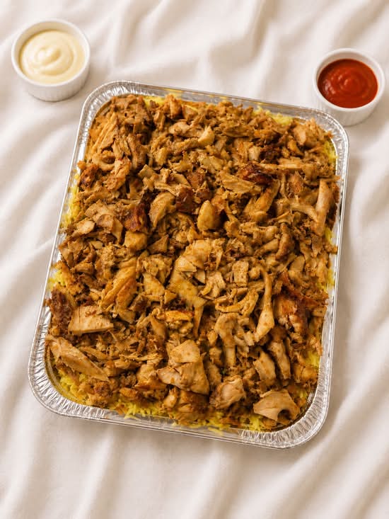 Chicken on Rice Tray