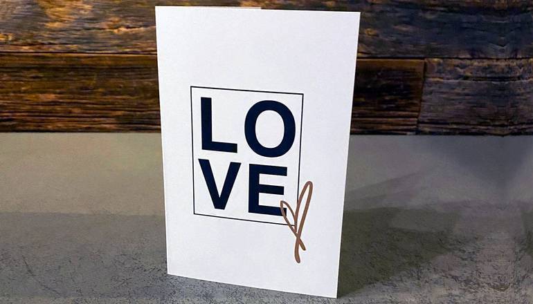 Landing Love Greeting Card