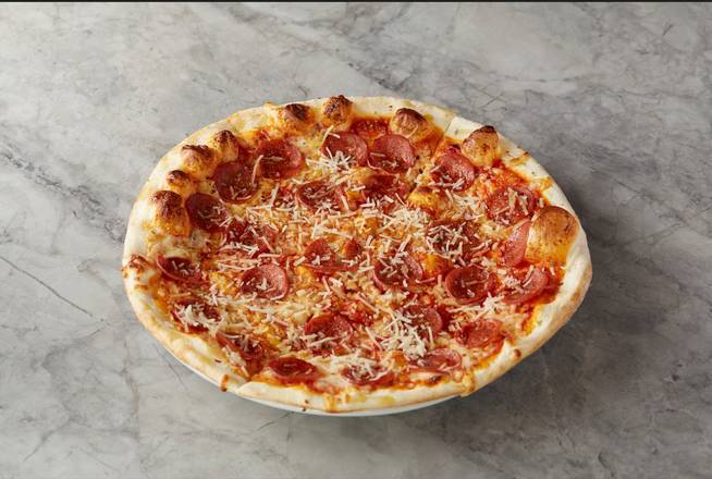 Landing Pepperoni Pizza