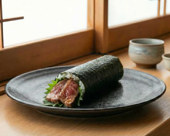 BBQ Beef Hand Roll