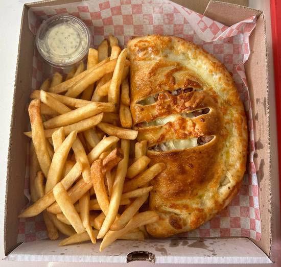 BBQ Chicken Calzone