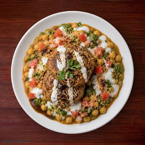 Aloo Tikki Chaat
