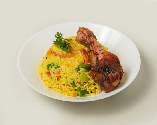 Fried Rice and Chicken
