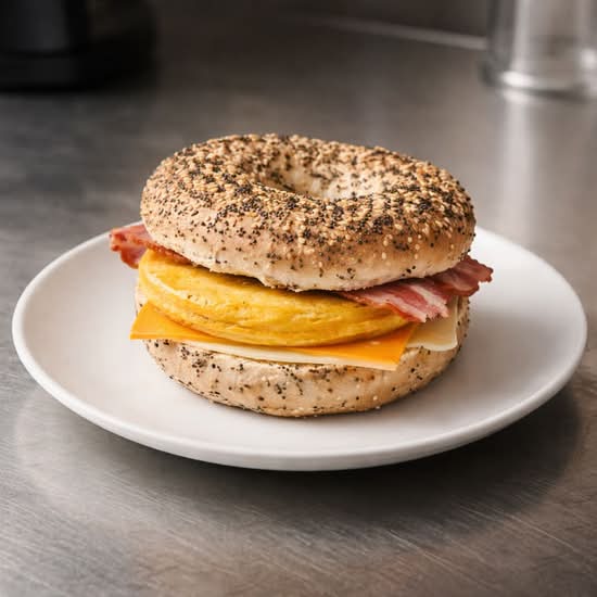 Bacon & Egg Breakfast Bagel