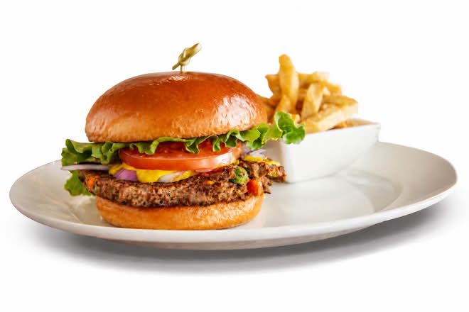 Ricky’s Signature Plant Based Veggie Burger