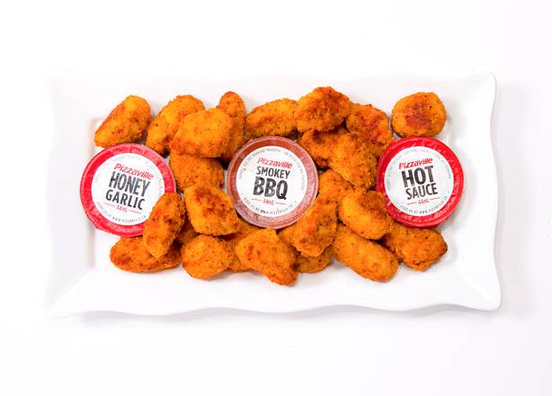 20 Spicy Chicken Poppers + 2 Wing Dipping Sauce