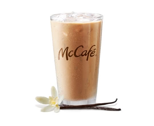 Moyen café glacé à la vanille [200.0 Cal]