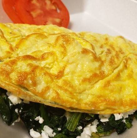 Spinach & Feta Omelette