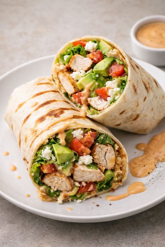 Avocado Chicken Wrap
