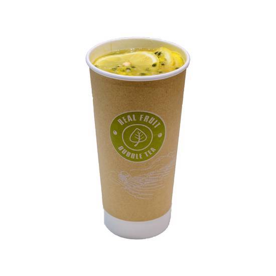 Small Hot Passionfruit Lemon Brew / Petit Chaud Infusion Au Citron Et Fruit De La Passion