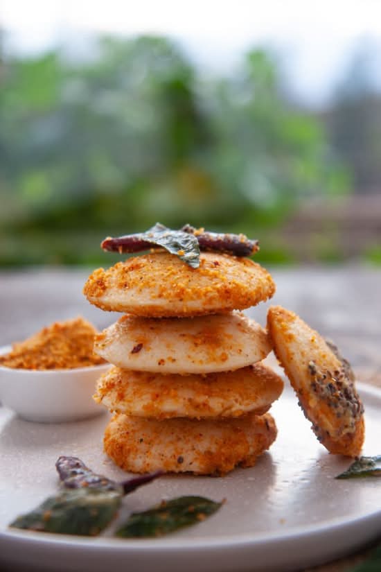 Ghee Podi Idly