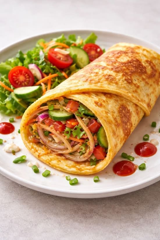 Egg Pratha Roll