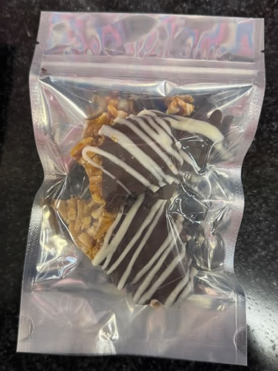Chocolate Almond Brittle Pieces