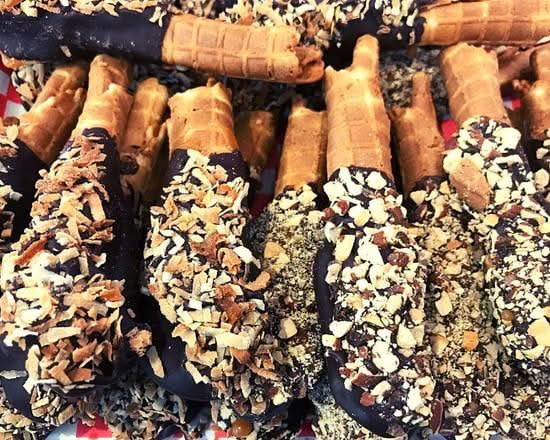 Chocolate Caramel Waffle Stix