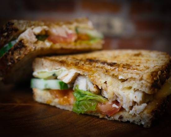 Roasted Chicken and Brie Panini