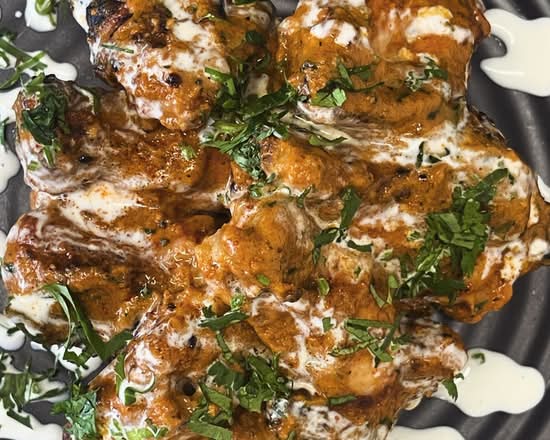 TANDOORI BUTTER CHICKEN WINGS (GRILLED)