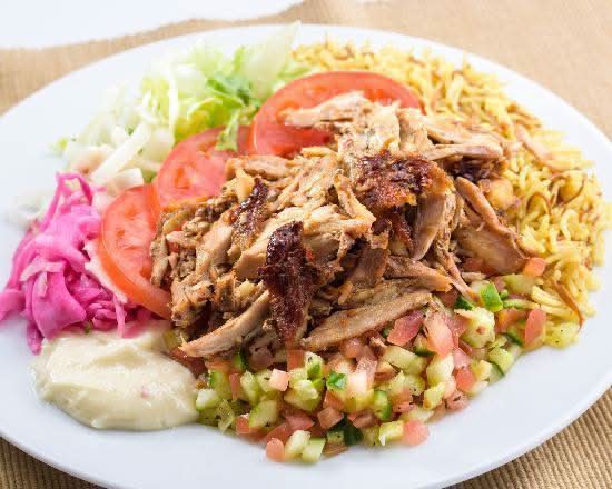 Tandoori Chicken Shawarma Platter