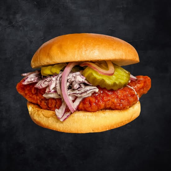 Korean Fried Chicken Burger