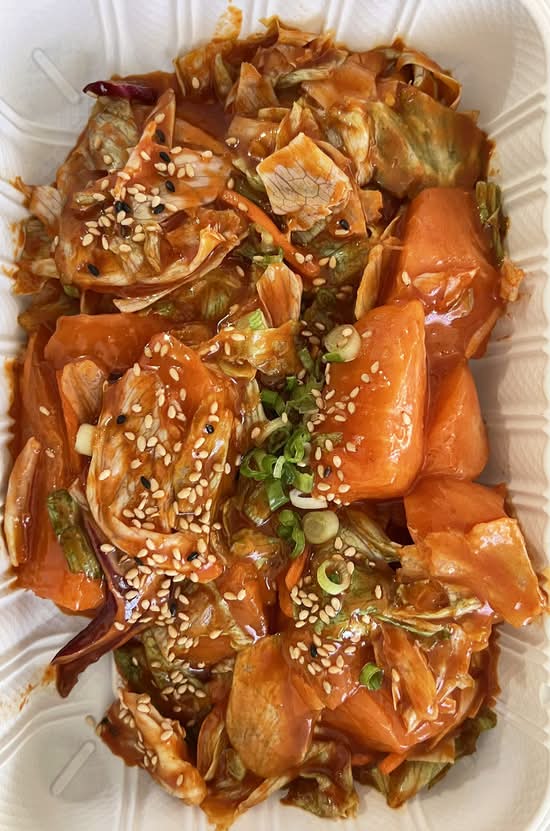 Spicy Salmon Sashimi