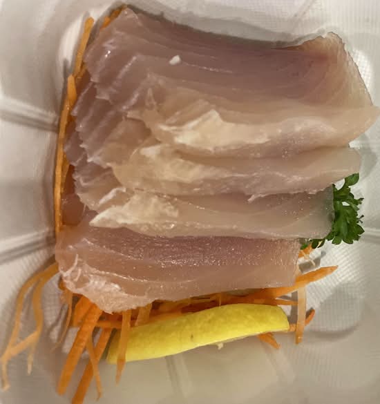 half tuna sashimi