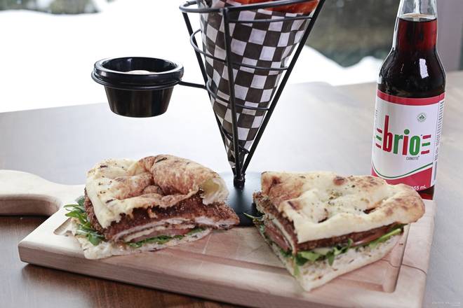 Panino cotoletta di pollo