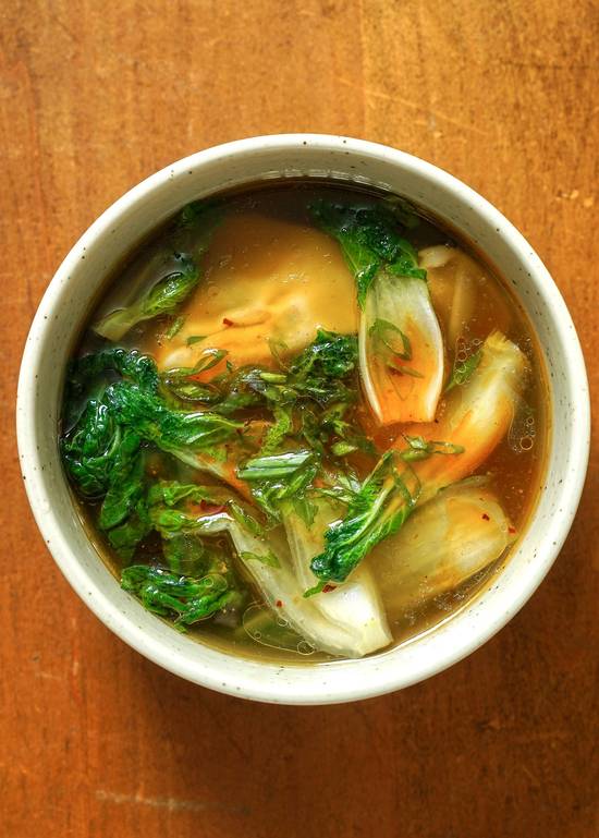 Bone Broth & Dumpling Soup