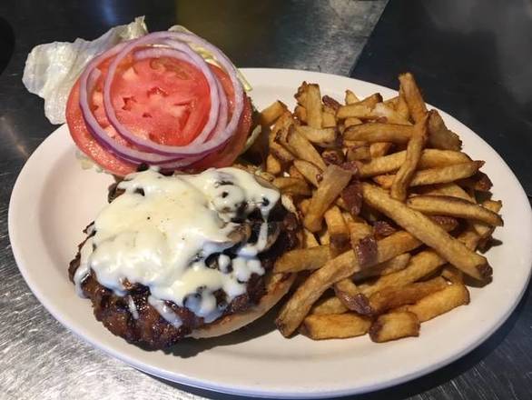 Mozzarella Mushroom Burger